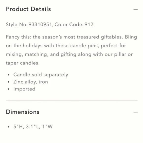 Anthropologie Monogram Candle Charms, Various. New In Box - Picture 2 of 8